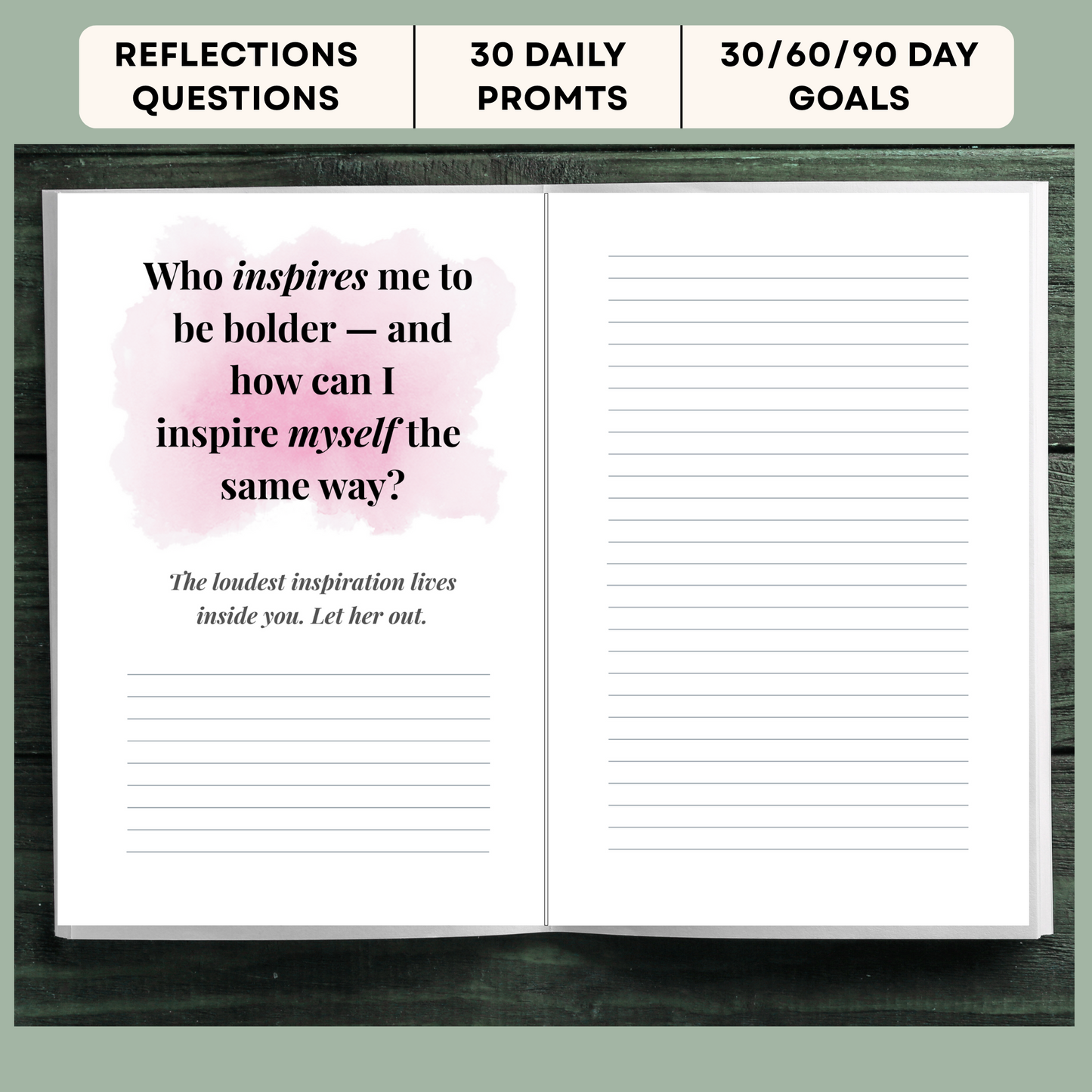 Back to Me: 30 Days to Remember Who the Hell I Am (Softcover) -Bold Guided Journal for Women | Self-Love, Boundaries, Healing, Mental Health