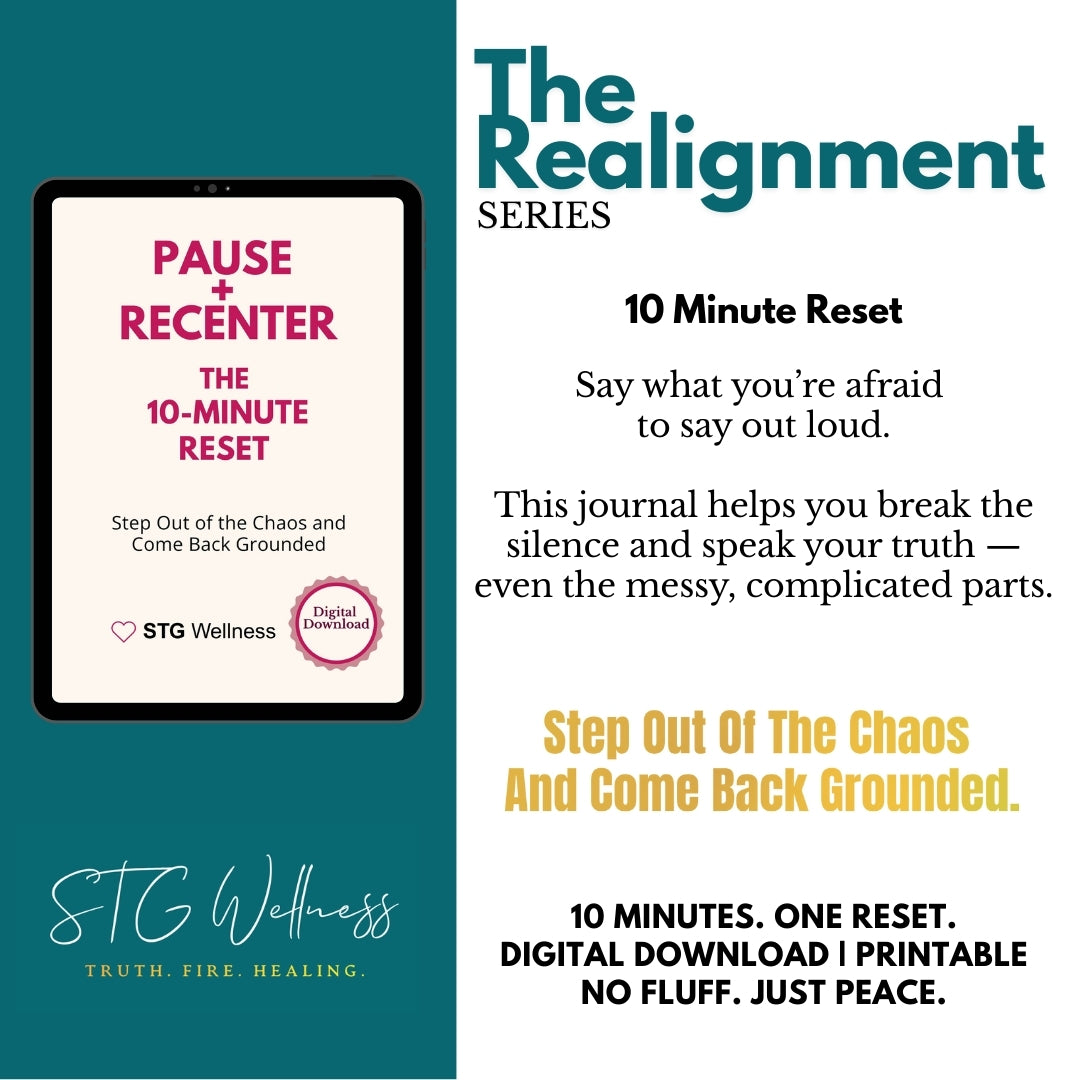 The Realignment Revolution | Digital Download | Includes all 4 Journals Plus The 10 Minute Reset and The 10 Day Unfollow Challenge | Printable and Fillable Journals | Bold Reflection