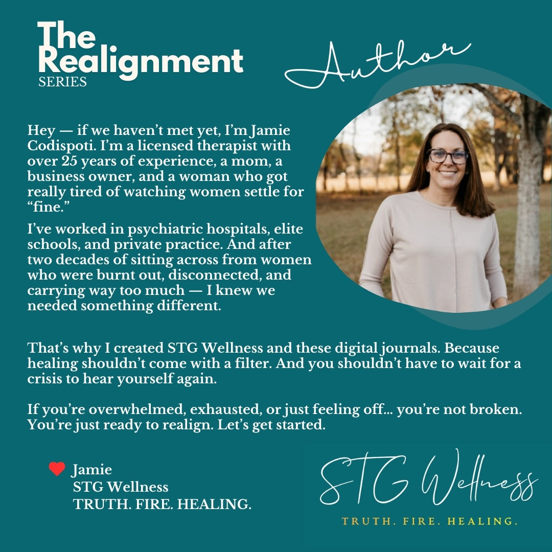 Aligned as Hell: Where Your Truth Meets Your Fire Printed Self-Discovery Journal | 6x9 Paperback | Journal 3 of The Realignment Series | Journal for Women