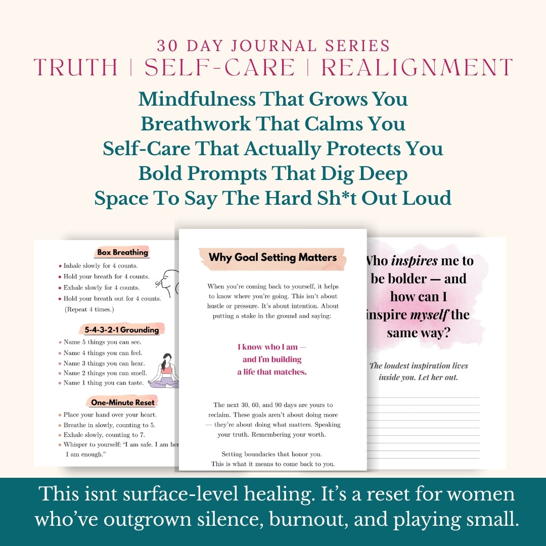 The Realignment Collection | Includes all 4 Journals in the Realignment Series | Bold Prompts | 6x9 softcover