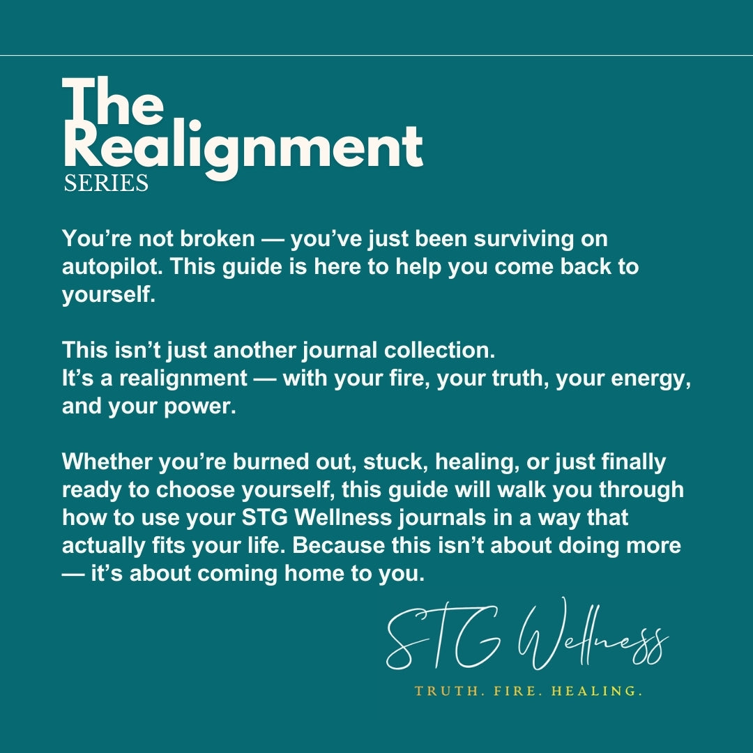 The Reintroduction: Aligned. Unfiltered. Unapologetically Me. | Journal 4 of The Realignment Series | A 30-Day Digital Download Journal for Women Doing the Inner Work | Printable or Fillable PDF