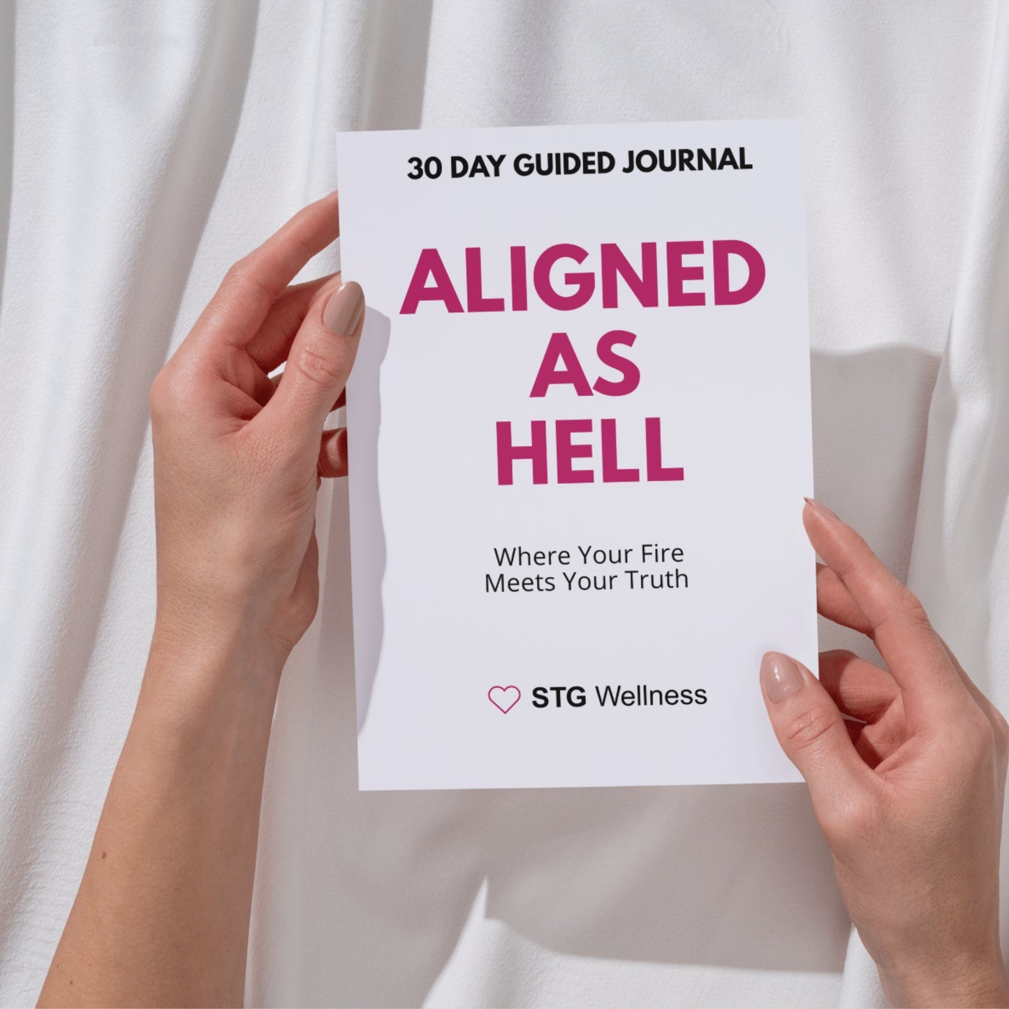 Aligned as Hell: Where Your Truth Meets Your Fire Printed Self-Discovery Journal | 6x9 Paperback | Journal 3 of The Realignment Series | Journal for Women