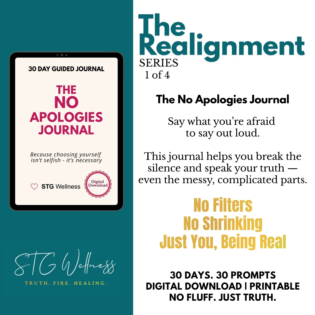 The Realignment Revolution | Digital Download | Includes all 4 Journals Plus The 10 Minute Reset and The 10 Day Unfollow Challenge | Printable and Fillable Journals | Bold Reflection