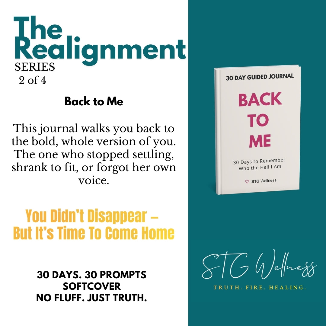 Back to Me: 30 Days to Remember Who the Hell I Am (Softcover) -Bold Guided Journal for Women | Self-Love, Boundaries, Healing, Mental Health