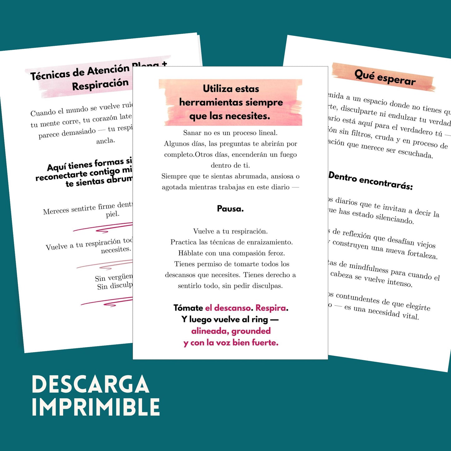 Totalmente Alineada: Diario Guiado Para Mujeres