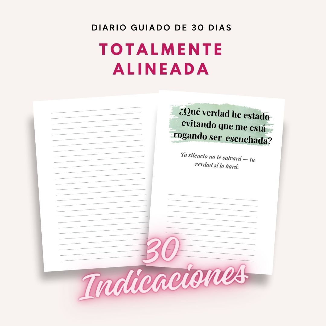 Totalmente Alineada: Diario Guiado Para Mujeres